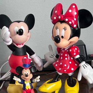 Disney Yellow and Red Collectible Figurine